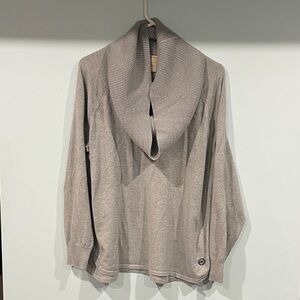 Michael Kors light grey Cowl Neck Sweater